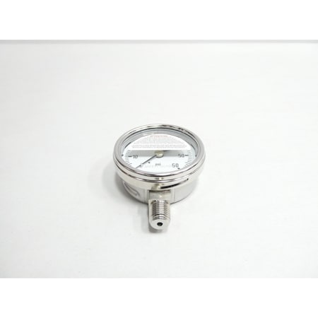 Wika 2-1/2In 1/4In 0-60Psi Npt Pressure Gauge 9744916